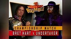 1996-01-21 WWF Royal Rumble - WWF World Heavyweight Title - Bret Hitman Hart VS The Undertaker - video Dailymotion