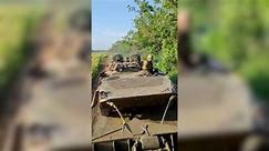 See infantry fighting vehicle Ukrainian forces managed to capture from Russians