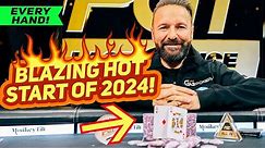 Daniel Negreanu Starts 2024 with a BANG! [Compilation of Every Major Hand]