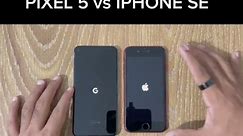 iPhone SE 2 vs Google Pixel 5 Bootup TEST