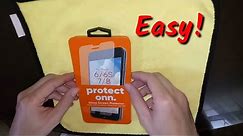 Protect Onn. How to apply protect onn. glass screen protector | iPhone