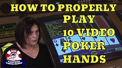 How To Properly Play 10 Common Video Poker Hands with Gambling Expert Linda Boyd • The Jackpot Gents