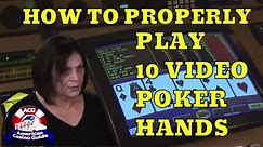 How To Properly Play 10 Common Video Poker Hands with Gambling Expert Linda Boyd • The Jackpot Gents