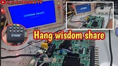 HUG SMART ANDROID TV HANGED WISDOM SHARE #repair #smarttv #blinks #china #hanged