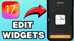 How To ADD And EDIT Widgets On Your IPHONE