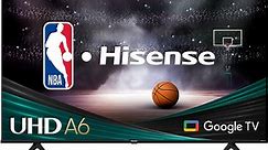Hisense 50-Inch Class A6 Series Dolby Vision HDR 4K UHD Google Smart TV (50A6H)