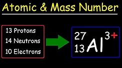 Atomic Number, Mass Number, and Net Electric Charge