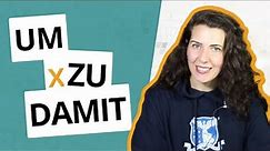 Expressar uma finalidade em Alemão | UM..ZU x DAMIT (ab B1) #alemaodeverdade #deutsch #deutschlernen