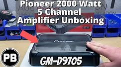 Pioneer 2000 Watt 5 Channel Amplifier Unboxing | GM-D9705