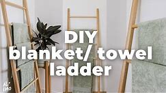 How To Make a DIY Timber Blanket / Towel Ladder Video by Al + Imo Handmade