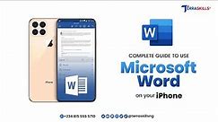 How to use Word Document on your iPhone for FREE | DIY Videos #4