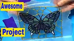 How To Make RESIN Stained Glass - Perfect Results