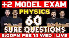 Plus Two Physics Model Exam | 60 Sure Questions | Eduport Plus Two