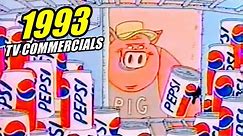 Half Hour of 1993 TV Commercials - 90s Commercial Compilation #25