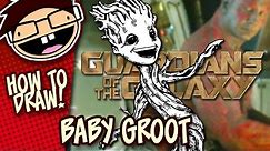 How to Draw BABY GROOT (Guardians of the Galaxy) | Narrated Easy Step-by-Step Tutorial