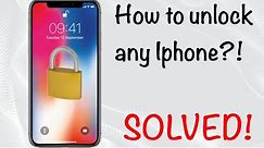 Unlock iphone in minutes 2020 ( tutorial) Bypass LockScreen How to Unlock iPhone