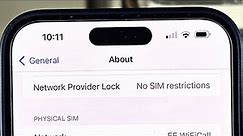 How To Check if iPhone 15 Pro Max is Unlocked or Carrier Locked!