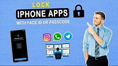 how to lock apps on iphone with face id or passcode |
