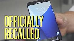 Samsung Officially Recalls Galaxy Note7 | Consumer Reports