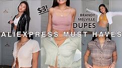 ALIEXPRESS MUST HAVES (+Brandy Melville Dupes) | affordable online clothing haul