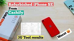 Refurbished iPhone SE from Cashify | 3U Tool Test 😡| WORST Quality