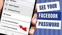 How To See Your Facebook Password If you Forgot|See Your Facebook Password.