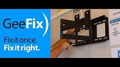 GeeFIx - How to install different TV brackets onto plasterboard walls