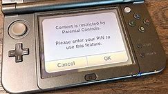 Reset Nintendo 3DS Parental Controls Pin | Official | Easy and Free