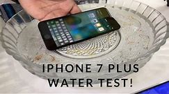 iPhone 7 Plus Water Test! Actually Waterproof?