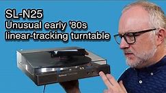 Unusual 1980s linear-tracking turntable (Fix & Demo)
