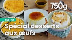 Les 3 meilleurs desserts aux œufs de Chef Damien - 750g