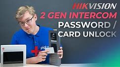 Entry by User Card And Password to Hikvision 2nd Gen Modular IP Intercom System Setup