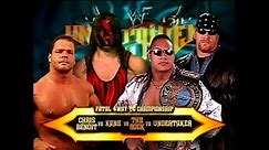 The Rock vs. The Undertaker vs. Kane vs. Chris Benoit (Unforgiven 2000)