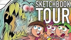 this SKETCHBOOK will SURPRISE YOU (NEW cartoons revealed!) | Butch Hartman