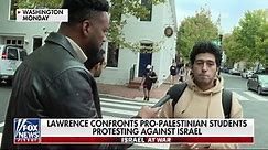 'Truly mystified': Lawrence Jones speaks with anti-Israel Georgetown students