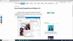 How to install Google Duo on Windows 11/10