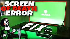 ⛔️ HOW TO FIX XBOX ONE GREEN SCREEN OF DEATH (Start Up Error)