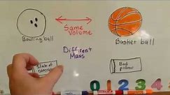 Grade 3 Math #10.8c, Difference of Mass and Volume