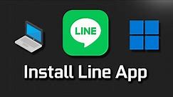 How to Download and Install Line Messenger App on Windows 11/10 [Tutorial]
