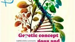 genetic easy concept#biology #homozygous #heterozygous #DNA#RNA#molecularbasisofinheritanceclass12