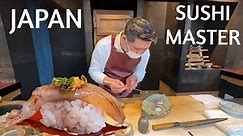KYOTO, JAPAN: SUSHI MASTER Exquisite Japanese Restaurant! Unique Sushi Omakase Experience!