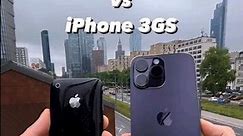 iPhone 3GS Vs iPhone 14 Pro max😱#techynumz #apple #viral #shorts #tech #subscribe #pune #iphone