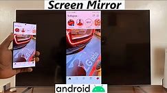 TCL Google TV: How To Screen Mirror Android Phone