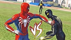 HOMEM ARANHA vs BLACK SPIDERMAN / EPIC BATTLE - Spiderman x Black Spider - GTA V Mods