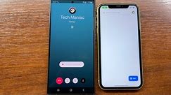 iPhone iOS 17.4.1 Google Meet Incoming Call Issue. Samsung S24 Calls iPhone 11 on Meet & Cellular