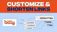 How to Use Bitly for Beginners 2024 // Customize & Shorten Links with Bitly