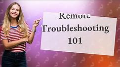 What is remote troubleshooting?
