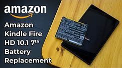 Amazon Kindle Fire HD 10.1" - Tablet Battery replacement tutorial CS-ABD101SL