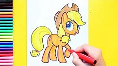 How to draw Applejack (My Little Pony)