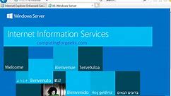 Configure IIS Web Server on Windows Server 2019 | ComputingForGeeks